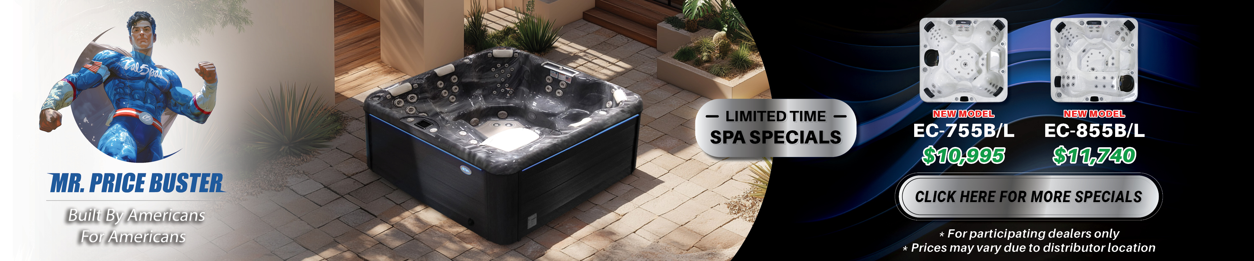 Calspas hot tub being used in a family setting - Vallejo
